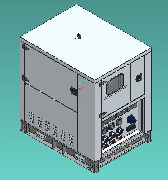 Mercato dei sistemi mobili di stoccaggio dell'energia a batteria Per noleggio 60hz 70kw 140kwh